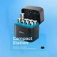 Зарядное устройство с аккумуляторными батарейками Compact Station 8pcs (4xAAA 1300mWh + 4xAA 3000mWh), Proove (RBCS00000001) - изображение 5