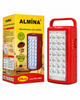Фонарь аккумуляторный ALMINA MX-2606L 24 LED 6V 4Ah с USB-разъемом красный - изображение 5