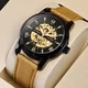 Чоловічий механічний годинник Winner Triumph Sahara Gold - зображення 3