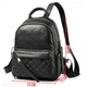 Женский кожаный рюкзак Tiding Bag TD-949134 черный 30х23х12 см городской для ежедневного использования. - изображение 7