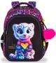 Рюкзак школьный с ортопедической спинкой для девочки School Standard 38х30х18 см с Тигром для младших классов (150-29) + подарок мешок - изображение 2