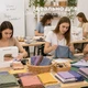 Набір клаптиків для рукоділля 42 шт 34х34 см трикотаж бавовна, 1 кг різні кольори, набір тканини для пачворку - зображення 3