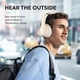 Накладні бездротові навушники Soundcore Q20i ANC Bluetooth 5.0, 60 годин роботи, BassUp, з мікрофоном - зображення 6