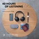 Бездротові навушники Soundcore Q30 ANC Hi-Res Bluetooth, шумопоглинання до 95%, 40/60 годин, накладні з мікрофоном - зображення 4