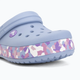 Детские кроксы-сабо для девочки Crocs Crocband Glow Confetti Band 212523-4ZA 32-33 (J1) Blue (198445365249) - изображение 7