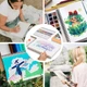 Папір для малювання HIMI Mixed Media 23×30,5 см, 180 г/м², 90 аркушів, блок для змішаних технік - зображення 7