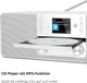 Радиоприемник TechniSat DIGITRADIO 371 10 Вт FM DAB+ CD Bluetooth AUX С дисплеем Белый - изображение 4