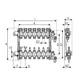Пластиковий колектор Uponor Vario M 4xG3/4 Euro FM (1085946) - зображення 2