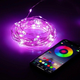 Світлодіодна розумна гірлянда Smart Роса RGB 100 LED з Bluetooth для ялинки від USB 10м - зображення 5