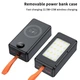 Корпус повербанка на 12 акумуляторів 21700 без пайки, 22.5W + 15W, з бездротовою зарядкою та LED-ліхтарем - изображение 3