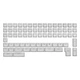 Набір кейкапів HATOR OMA Profile PBT Keycap Set White B-part ANSI/ISO (HTS513) - зображення 1