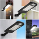 Уличный фонарь на столб Solar sensor light BK-120-8COB-B с датчиком движения и солнечной панелью - изображение 2