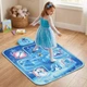 Детский музыкальный танцевальный коврик Dancing Playmat 90×108 см с LED подсветкой интерактивный голубой коврик - изображение 1
