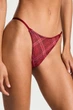 Комплект белья: бюстгальтер push-up и трусики стринг Victoria's Secret 85C/L Красный (143756) - изображение 3