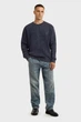 Чоловічий темно-синій світшот Washed G-Star RAW L D27082,D575 - зображення 4