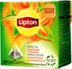 Чай зеленый Lipton Green Mandarine&Orange 20 пирамидок (5063270108376) - изображение 1