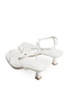 Босоніжки жіночі на підборах Meideli 8074/White/H9326-59/B 40 Білий - зображення 4