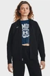 Жіноче чорне худі UA Rival Fleece FZ Hoodie Under Armour XXL 1379497-001 - изображение 1