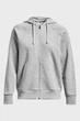 Жіноче сіре худі UA Rival Fleece FZ Hoodie Under Armour S 1379497-012 - зображення 5