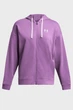 Жіноче бузкове худі UA Rival Terry OS FZ Hooded Under Armour XS 1386043-560 - изображение 3