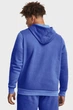 Чоловіче синє худі UA Essential Flc Novelty HD Under Armour S 1381214-400 - изображение 3
