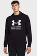 Чоловіче чорне худі UA Rival Terry Graphic Hood Under Armour L 1386047-001 - изображение 1