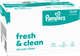 Набір вологих серветок Pampers Fresh & Clean 12 х 52 шт (8006530098403) - зображення 2