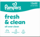 Набір вологих серветок Pampers Fresh & Clean 12 х 52 шт (8006530098403) - зображення 4