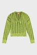 Жіночий салатовий пуловер M-OXIA KNITWEAR Diesel S A11171 0GEAZ - изображение 5