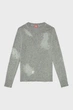 Чоловічий сірий джемпер K-NORMAN MAGLIA Diesel S A15189 0SJAT - зображення 5