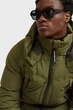 Чоловіча зелена куртка G- Whistler Padded Hooded Jacket 2.2 G-Star RAW L D25345,D518 - изображение 5