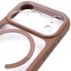 Чохол TPU+PC GETMAN Moon Clear with Magnetic Safe на Apple iPhone 17 Pro Max (6.9") Brown - зображення 4