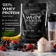 Сироватковий протеїн Powerful Progress 100% Whey Protein 1 кг лісова ягода — концентрат та ізолят білка для спорту - зображення 1