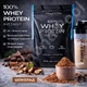 Сироватковий протеїн Powerful Progress 100% Whey Protein 1 кг шоколад — концентрат та ізолят білка для спорту - зображення 1