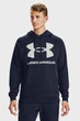 Чоловіче темно-синє худі UA Rival Fleece Big Logo HD Under Armour M 1357093-410 - изображение 1