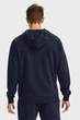 Чоловіче темно-синє худі UA Rival Fleece Big Logo HD Under Armour M 1357093-410 - изображение 3