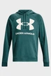 Чоловіче зелене худі UA Rival Fleece Fleece Big Logo HD Under Armour L 1357093-722 - изображение 5