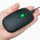 Ультратонкая беспроводная мышь в стиле Apple с Bluetooth и 2,4 ГГц, USB-C, черная - изображение 2