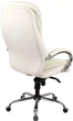 Крісло АКЛАС Валенсія Soft CH MB (Шкіра Lux LC-W White/PU White) - зображення 4