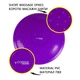 Балансировочная подушка-диск Cornix 33 см (сенсомоторная) массажная XR-0056 Violet - изображение 4