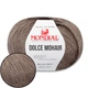 Mondial Dolce Mohair, Тауп №718 - итальянская пряжа с мохером, 50 г / 150 м, 60% кид мохер, 40% акрил, для свитеров, кардиганов, палантинов - изображение 1