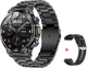 Смарт-годинник Modfit Titan-X Black Steel + ремінець у подарунок - зображення 1