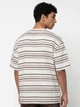 Футболка бавовняна довга чоловіча Dickies East Liberty Stripe Ss DK0A88GFC481 L Бежева (800070354594) - зображення 2