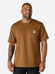 Футболка бавовняна довга чоловіча Carhartt 103296 BRN XS Коричнева (800070358321) - зображення 1