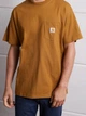Футболка бавовняна довга чоловіча Carhartt 103296 BRN XS Коричнева (800070358321) - зображення 5