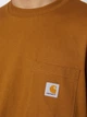 Футболка бавовняна довга чоловіча Carhartt 103296 BRN S Коричнева (800070358322) - зображення 8
