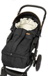 Śpiworek do wózka Sensillo Combi 3w1 polar 100-80 × 45 cm czarno-beżowy (5902021525591) - obraz 3