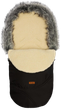 Śpiworek do wózka Sensillo Eskimo wełna 100 x 46 cm czarny (5903076305169) - obraz 1