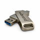 Портативний SSD Wibrand Wolf 2TB USB 3.2 Gen.2 Type-C/Type-A Read/Write 1000MB/s Silver (WIEXSSD/WO2TB) - изображение 4