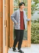 Кардиган Uniqlo розмір L сірий (04) (478547) - изображение 5